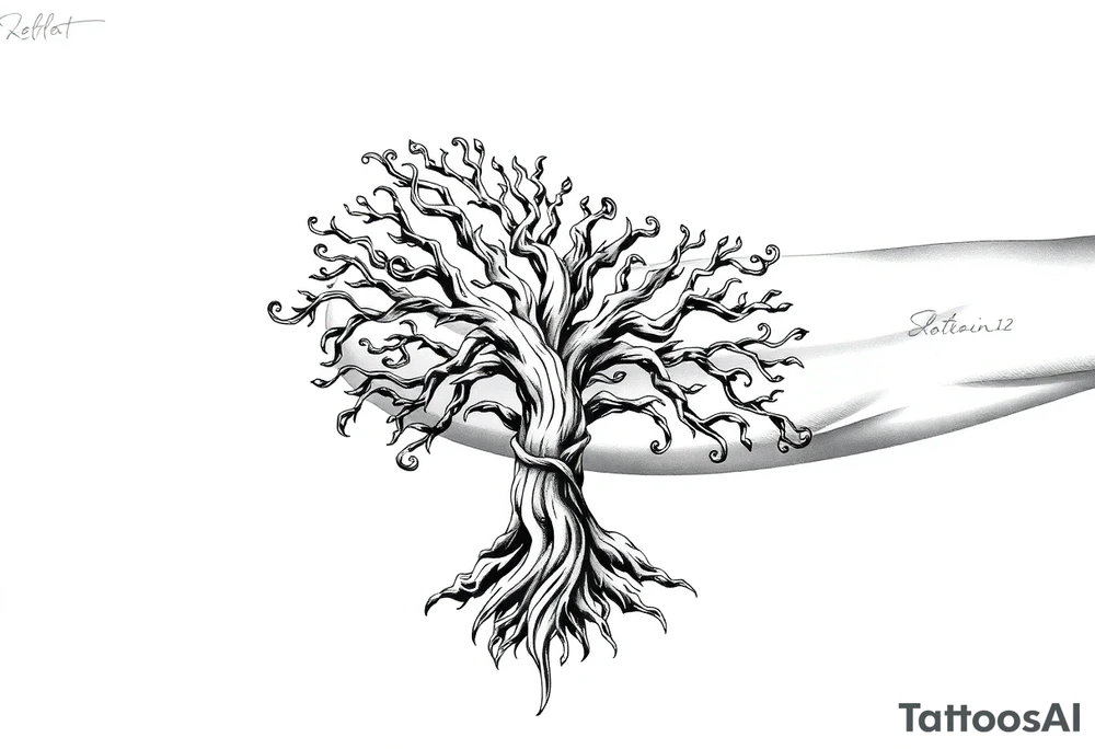 Celtic Tree of life tattoo idea