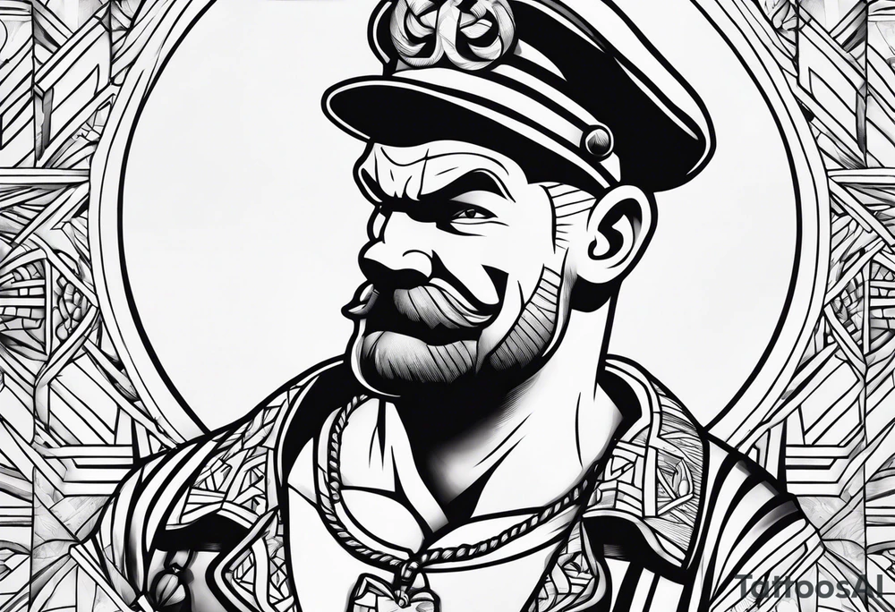 popeye tattoo idea