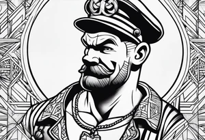 popeye tattoo idea