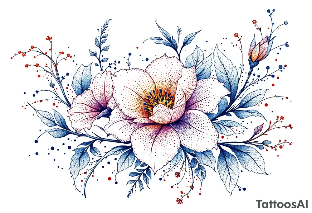 Flowers tattoo idea
