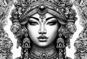 Kaputte Statue gesicht mann tattoo idea