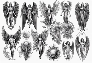 Archangel tattoo idea