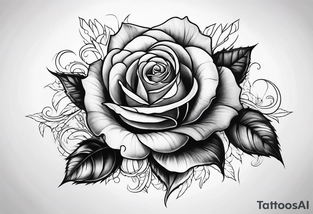 Rose,blood tattoo idea