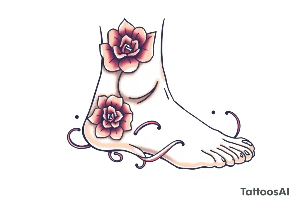 ankle tattoo on the ankle tattoo idea