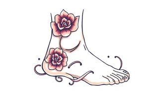 ankle tattoo on the ankle tattoo idea