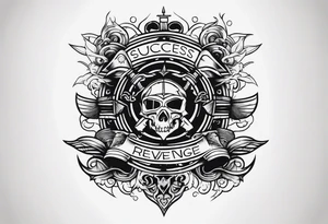 themes of success and revenge tattoo idea