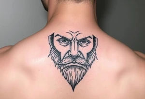 Winter face tattoo idea