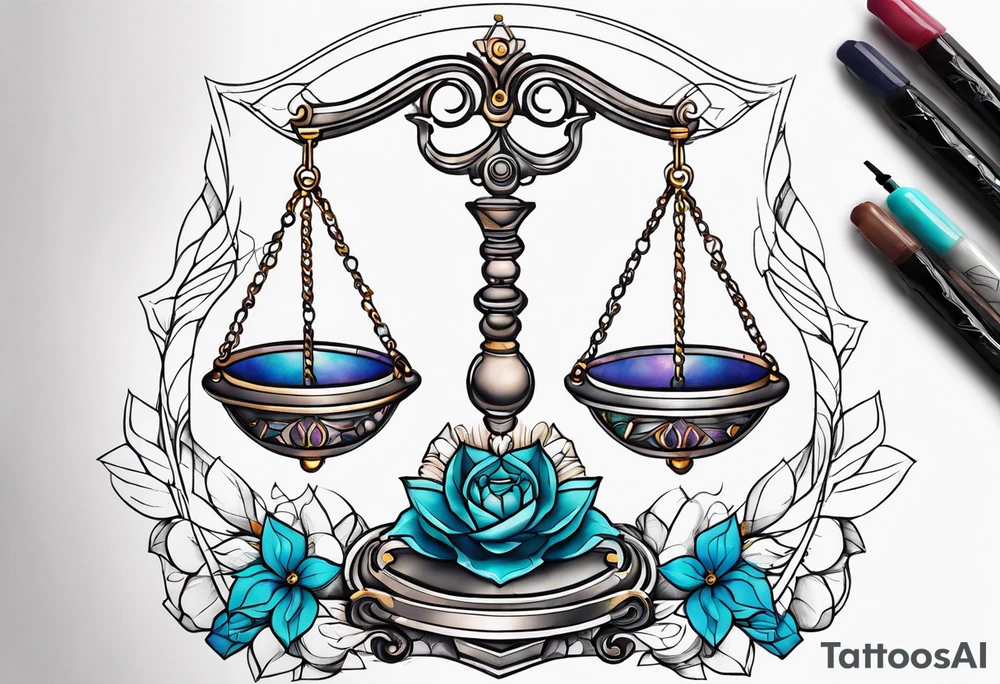 Transformation libra tattoo idea