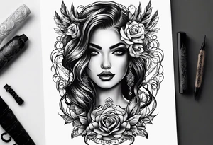feel no pain show no emotions tattoo idea