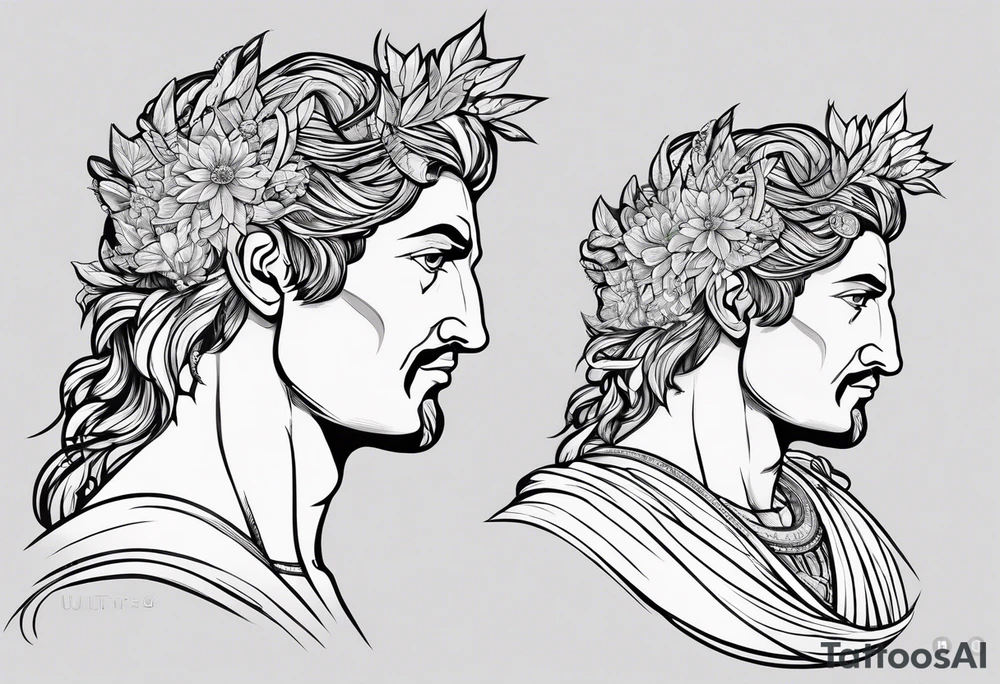 greek god tattoo idea