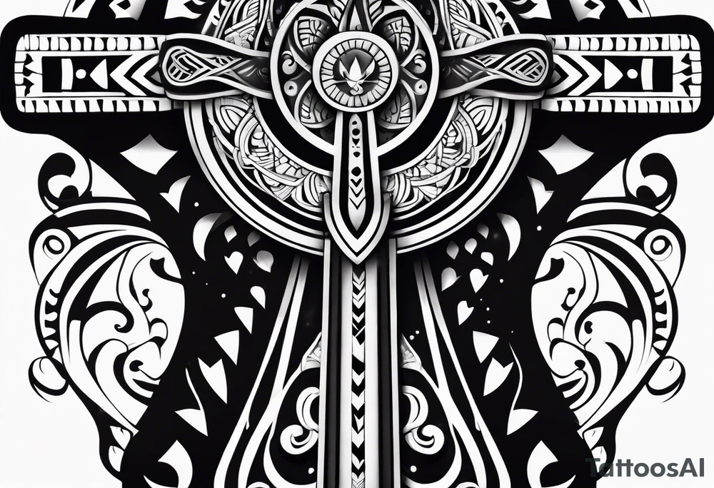 ankh, maori tattoo idea