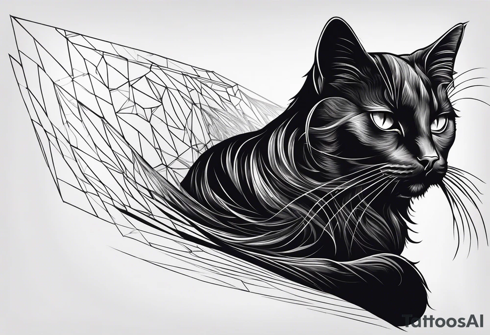 Black Cat tattoo idea