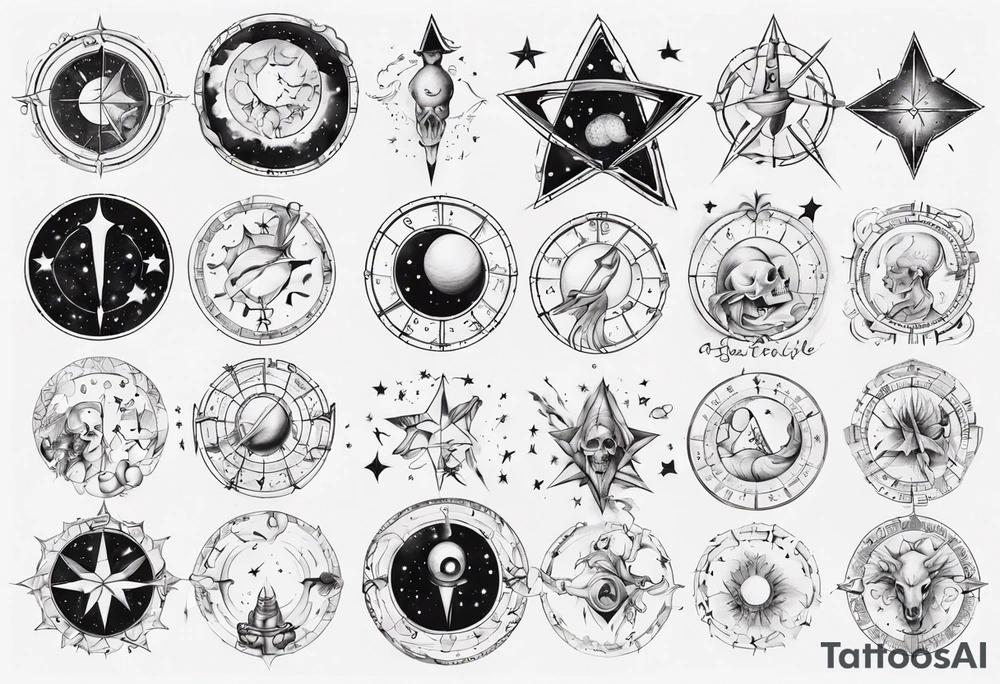 belier astrologie tattoo idea