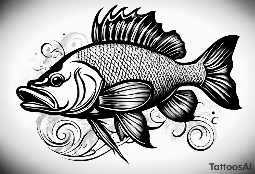 walleye tattoo idea