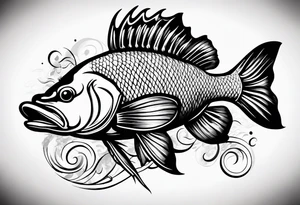 walleye tattoo idea