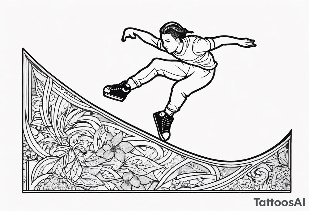 figureskater tattoo idea
