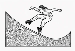 figureskater tattoo idea