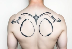 nude girl tattoo, big breasts with nipples tattoo idea