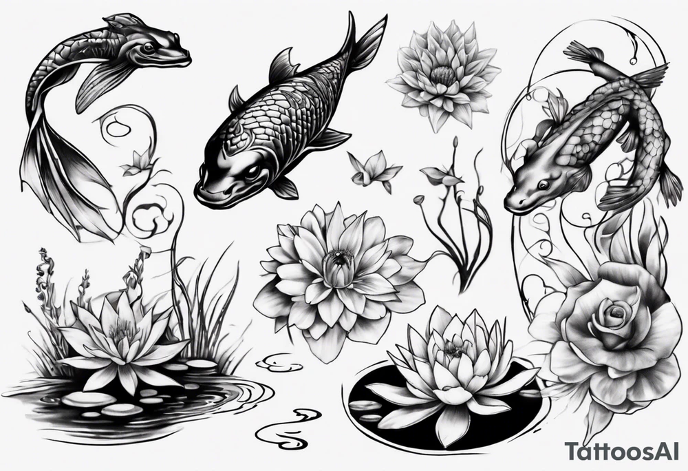 pond tattoo idea