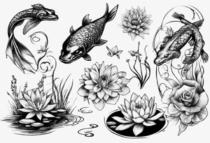 pond tattoo idea