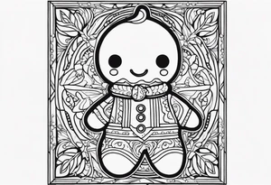 GINGERBREAD MAN tattoo idea