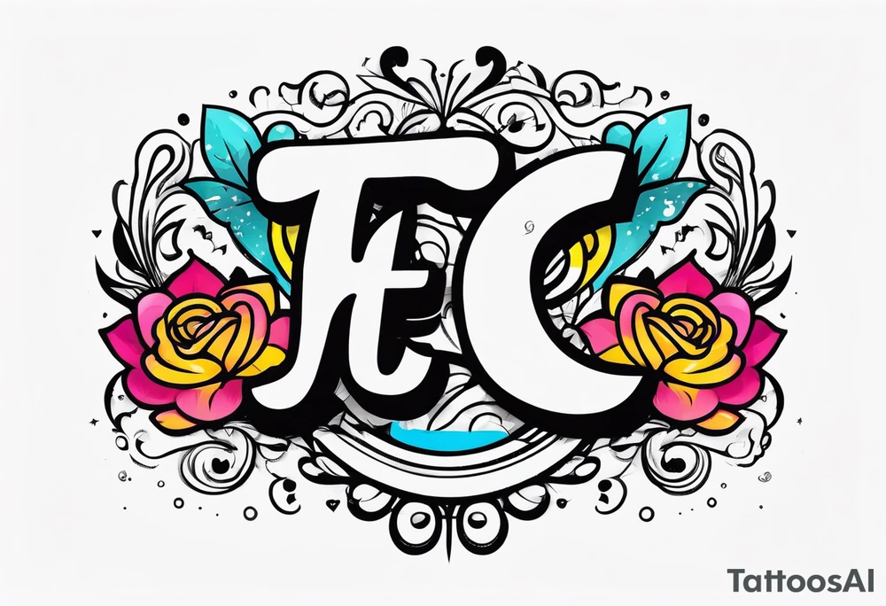 Initials T A C tattoo idea
