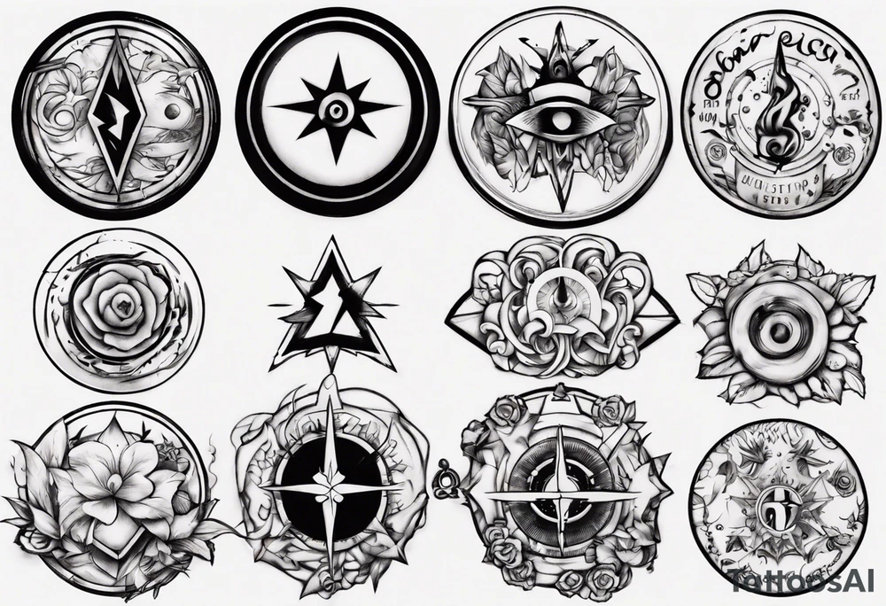 Start sélect button tattoo idea
