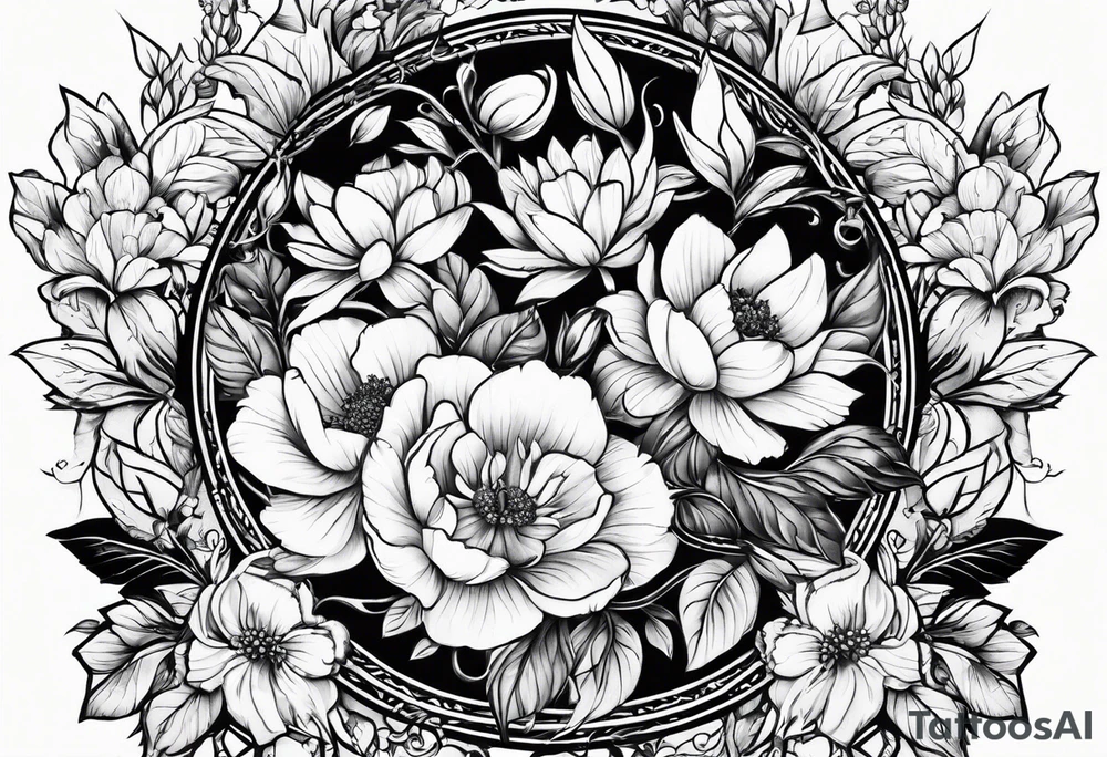 spring tattoo design tattoo idea