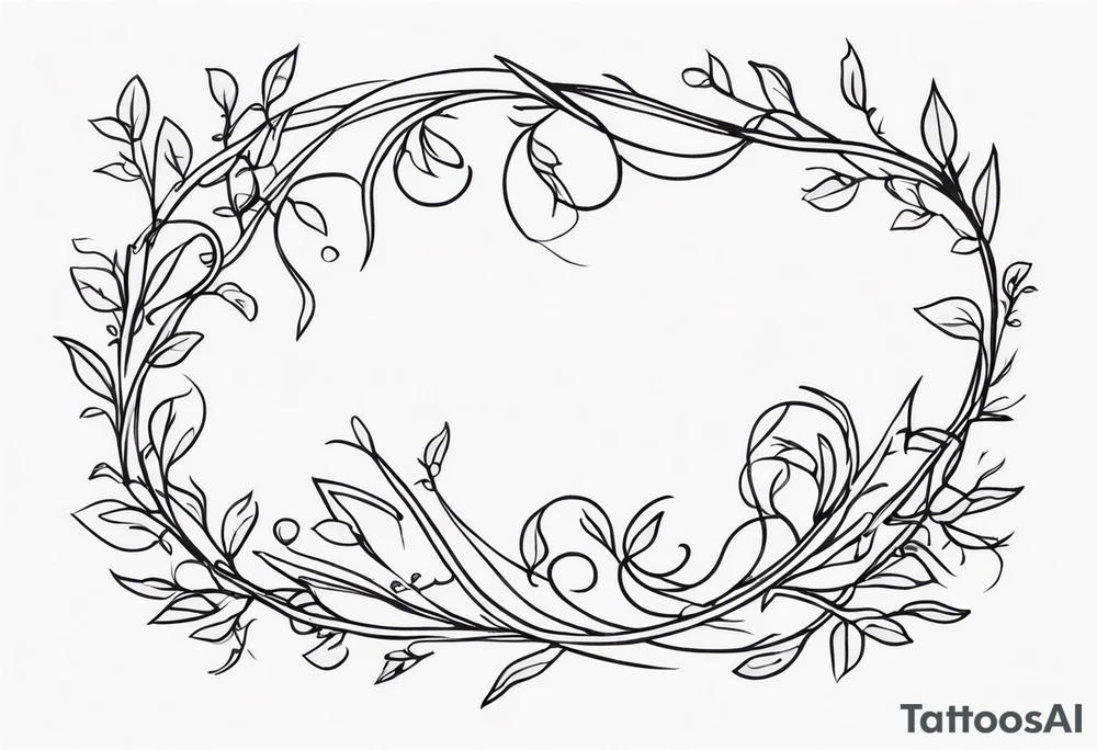 Long Vines tattoo idea