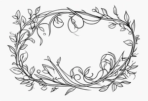Long Vines tattoo idea