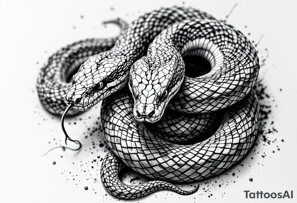 snakes tattoo idea