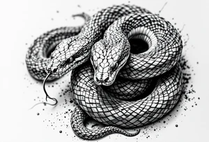 snakes tattoo idea