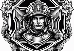 Firefighter tattoo tattoo idea