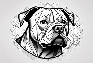 American bully tattoo idea