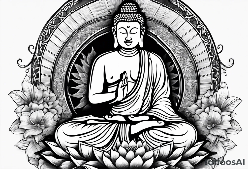 buddah tattoo idea