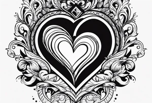 inner arm hearts tattoo idea