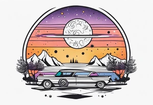 the twilight zone. vintage. cute tattoo idea