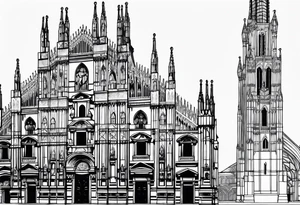 milan cathedral tattoo idea