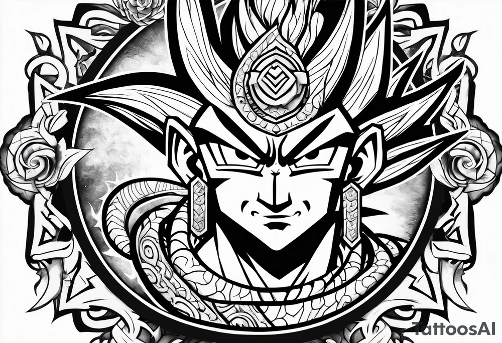 dragonball z tattoo idea