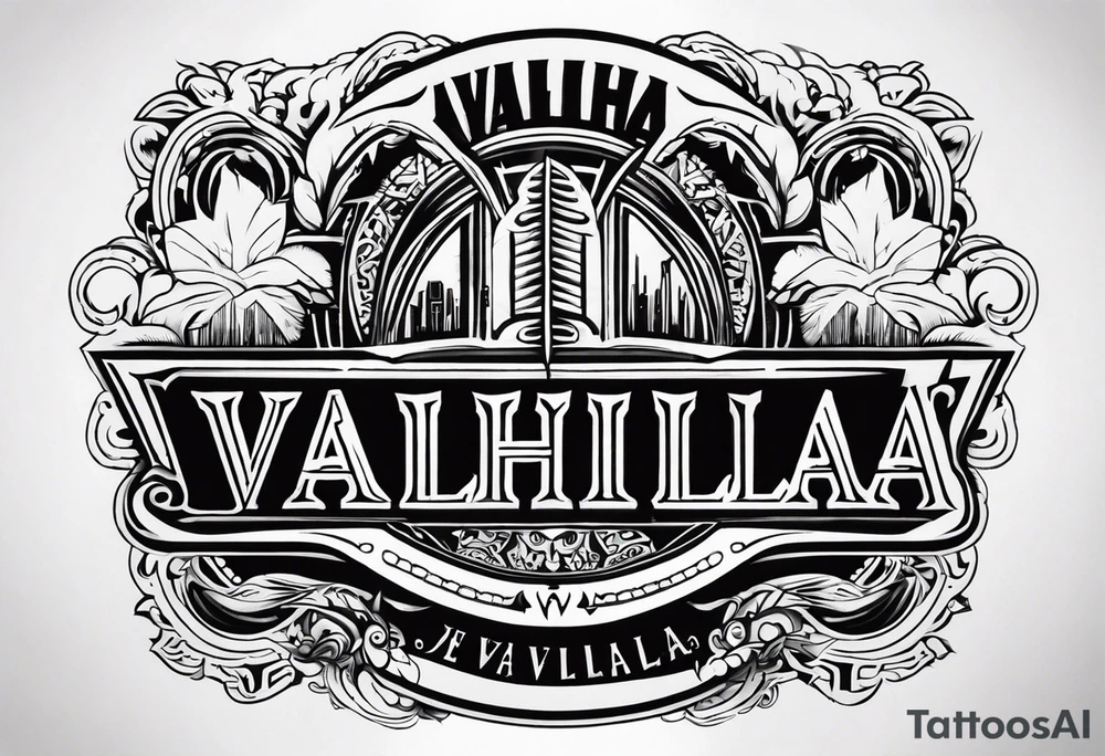 Valhalla tattoo idea
