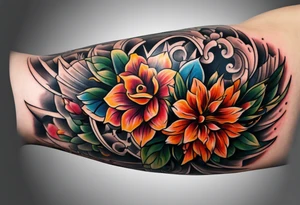 extreme joint pain elbow tattoo idea