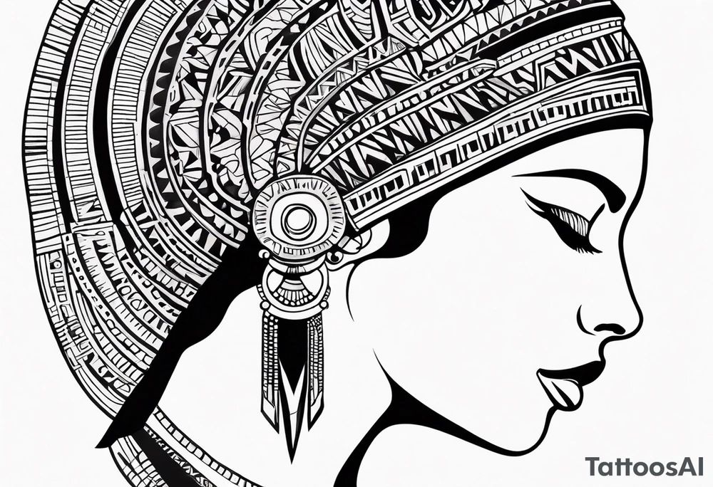 Cleopatra knowledge tattoo idea