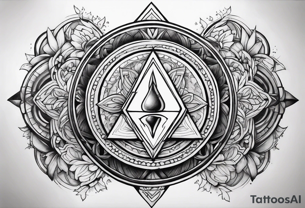 Symbol of balance tattoo idea