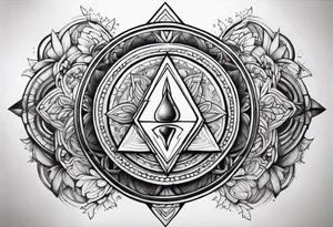 Symbol of balance tattoo idea
