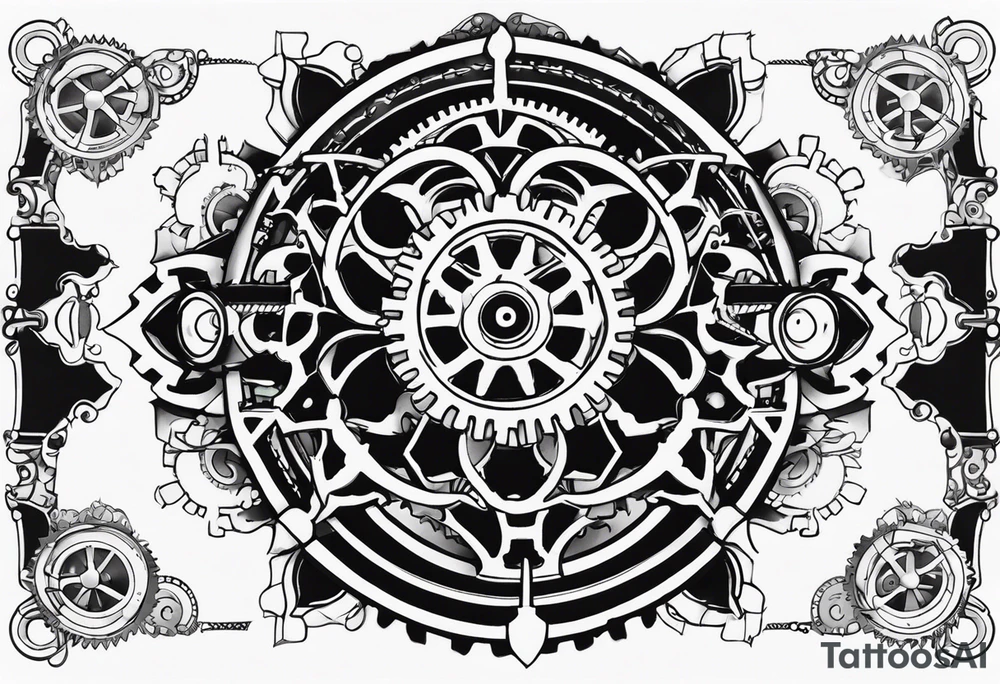 Steampunk Gear tattoo idea