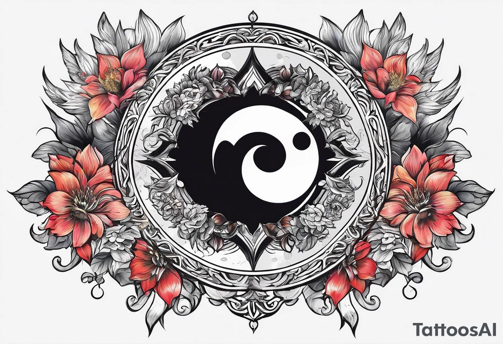 欲望 and the sun -
Simple design tattoo idea