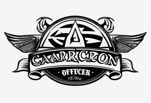 capricorn sunglasses Officer tattoo idea
