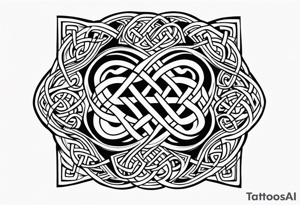 Celtic knot design. tattoo idea