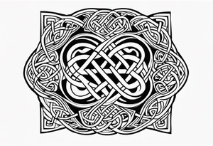 Celtic knot design. tattoo idea