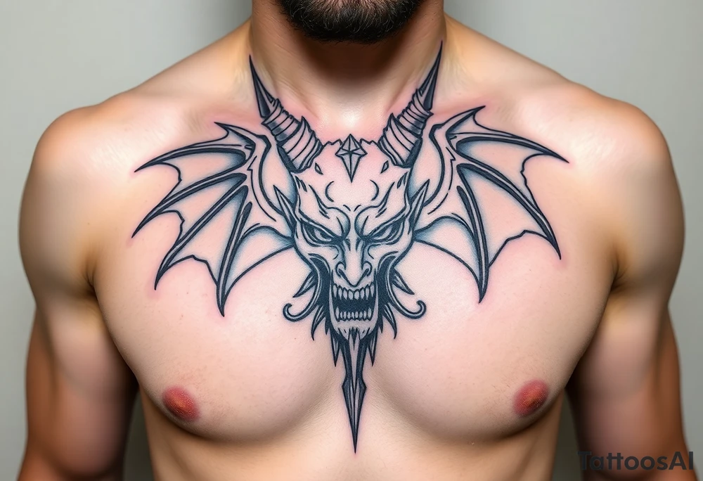 demon tattoo idea